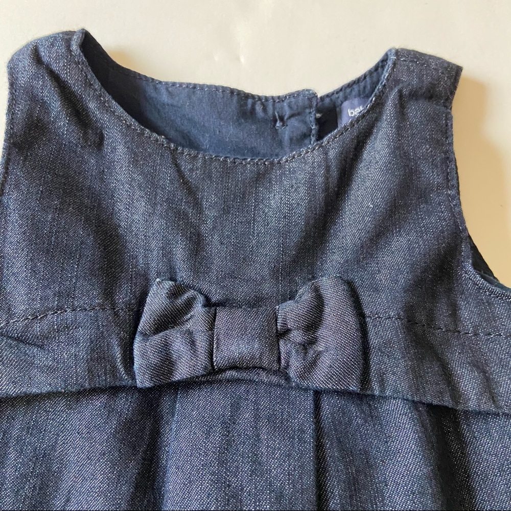 Baby Gap navy blue dress and bloomers 3-6 months - Picture 4 of 7